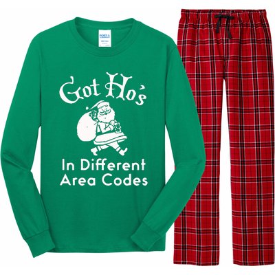 Got HoS In Different Area Codes Long Sleeve Pajama Set