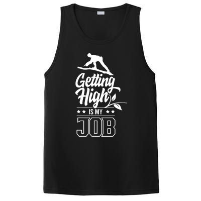 Getting High Is My Job PosiCharge Competitor Tank