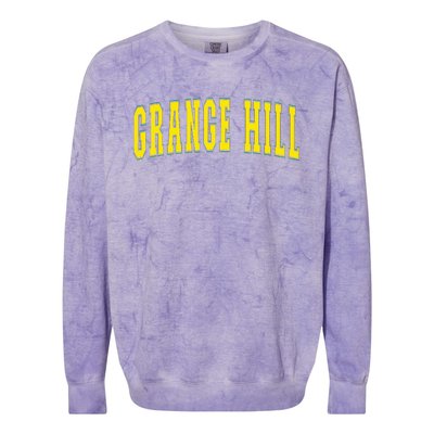 Grange Hill Jamaica Jamaican Souvenir Grange Hill Colorblast Crewneck Sweatshirt