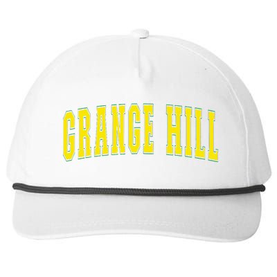 Grange Hill Jamaica Jamaican Souvenir Grange Hill Snapback Five-Panel Rope Hat