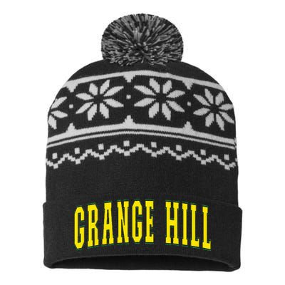 Grange Hill Jamaica Jamaican Souvenir Grange Hill USA-Made Snowflake Beanie