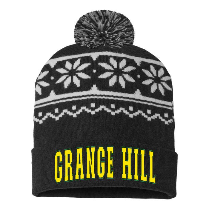 Grange Hill Jamaica Jamaican Souvenir Grange Hill USA-Made Snowflake Beanie