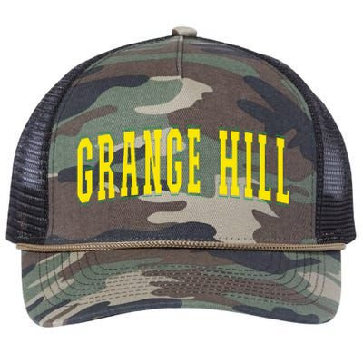 Grange Hill Jamaica Jamaican Souvenir Grange Hill Retro Rope Trucker Hat Cap