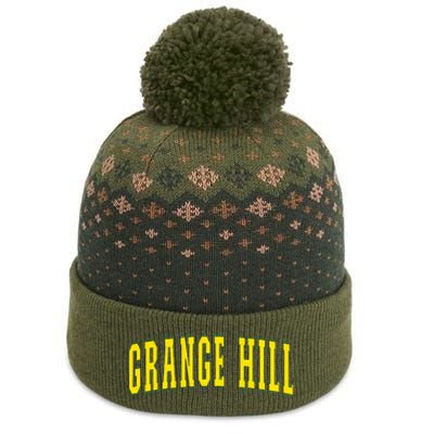 Grange Hill Jamaica Jamaican Souvenir Grange Hill The Baniff Cuffed Pom Beanie