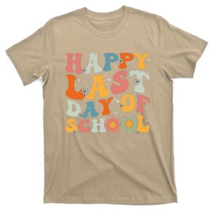 Groovy Happy Last Day Of School Teacher Student Graduation T-Shirt