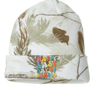 Groovy Happy Last Day of School Teacher Student Graduation Kati Licensed 12" Camo Beanie