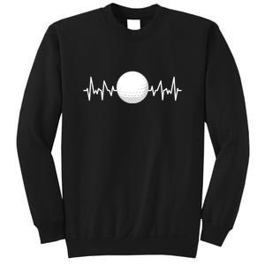 Golf Heart Love Funny Golf For Men And Women Gift For Dad Father's Day Sweatshirt