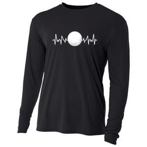 Golf Heart Love Funny Golf For Men And Women Gift For Dad Father's Day Cooling Performance Long Sleeve Crew