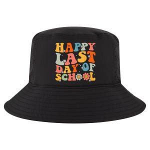 Groovy Happy Last Day Of School Teacher Student Graduation Cool Comfort Performance Bucket Hat