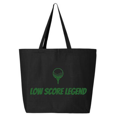 Golf Humor, Low Score Legend, Green Golf 25L Jumbo Tote