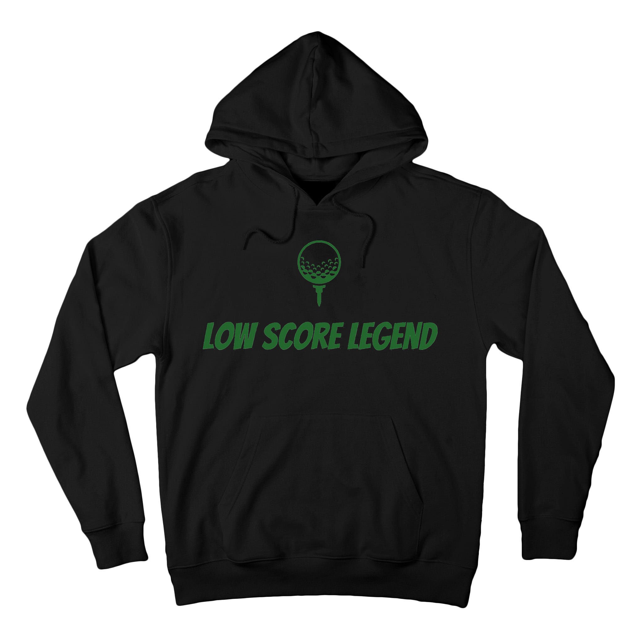 Golf Humor, Low Score Legend, Green Golf Tall Hoodie