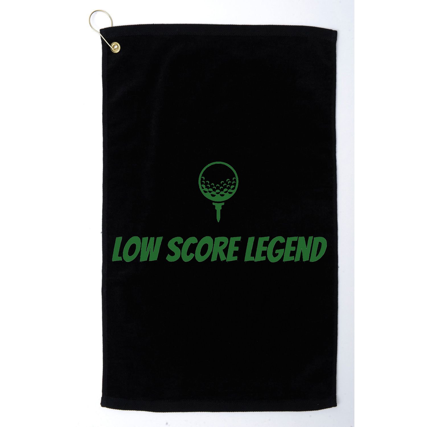 Golf Humor, Low Score Legend, Green Golf Golf Towel