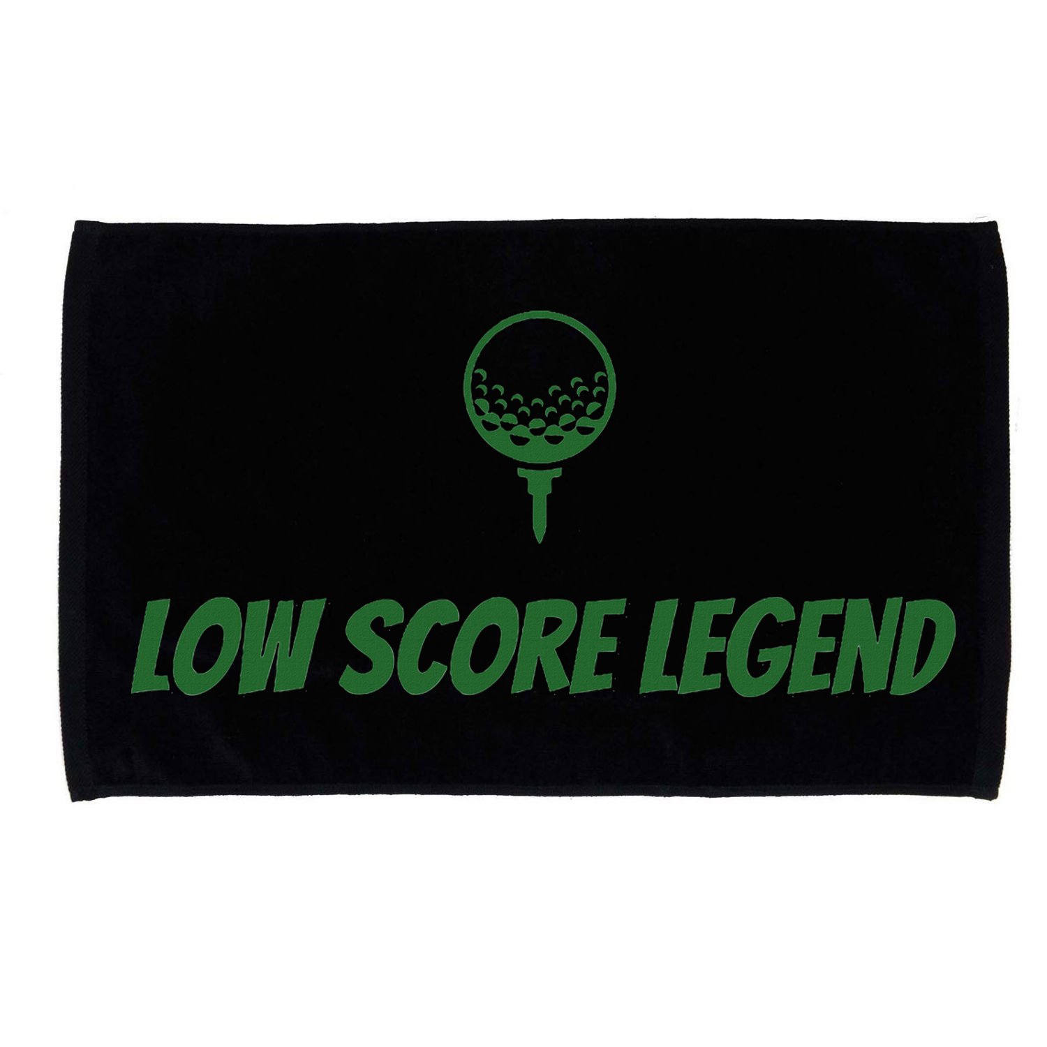 Golf Humor, Low Score Legend, Green Golf Microfiber Hand Towel
