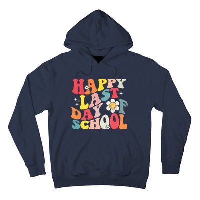 Groovy Happy Last Day Of School Teacher Student Graduation Hoodie