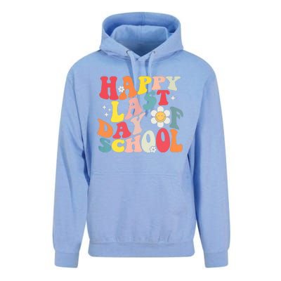 Groovy Happy Last Day Of School Teacher Student Graduation Unisex Surf Hoodie