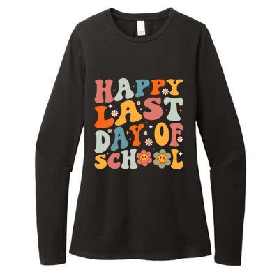 Groovy Happy Last Day Of School Teacher Student Graduation Womens CVC Long Sleeve Shirt