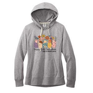 Groovy Helping Little Ones Bloom Labor & Delivery Nurse Women's Fleece Hoodie