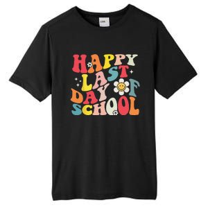 Groovy Happy Last Day of School Teacher Student Graduation Tall Fusion ChromaSoft Performance T-Shirt