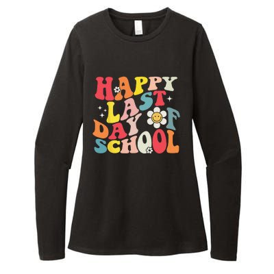 Groovy Happy Last Day of School Teacher Student Graduation Womens CVC Long Sleeve Shirt