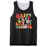 Groovy Happy Last Day of School Teacher Student Graduation Mesh Reversible Basketball Jersey Tank