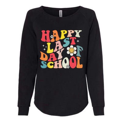 Groovy Happy Last Day of School Teacher Student Graduation Womens California Wash Sweatshirt