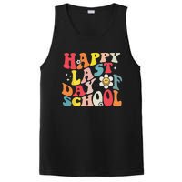 Groovy Happy Last Day of School Teacher Student Graduation PosiCharge Competitor Tank