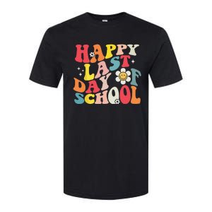 Groovy Happy Last Day of School Teacher Student Graduation Softstyle CVC T-Shirt