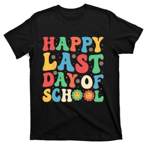 Groovy Happy Last Day of School Teachers Students Graduation T-Shirt