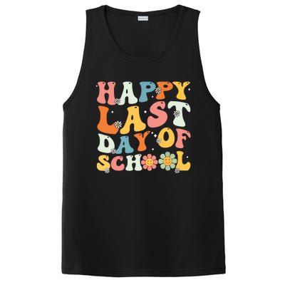 Groovy Happy Last Day Of School Teacher Student Graduation 7908 PosiCharge Competitor Tank