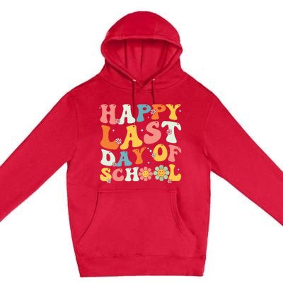 Groovy Happy Last Day Of School Teacher Student Graduation 7908 Premium Pullover Hoodie