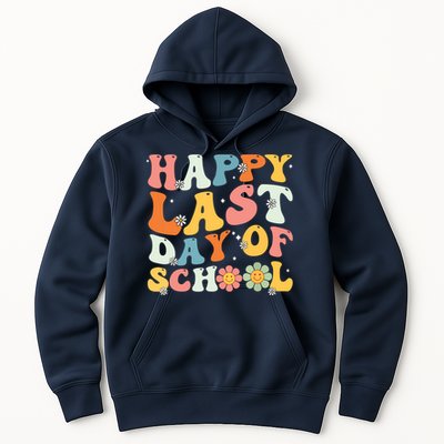 Groovy Happy Last Day Of School Teacher Student Graduation 7908 Hoodie