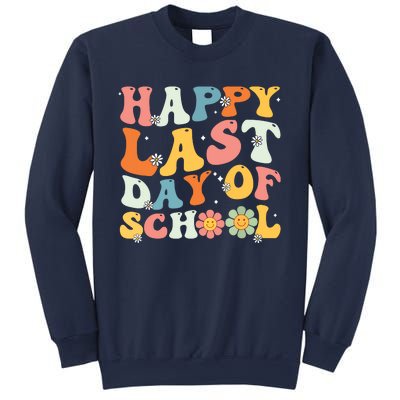 Groovy Happy Last Day Of School Teacher Student Graduation 7908 Sweatshirt