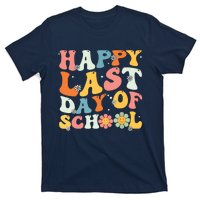 Groovy Happy Last Day Of School Teacher Student Graduation 7908 T-Shirt