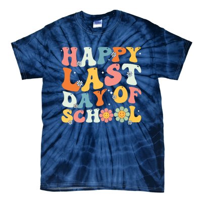 Groovy Happy Last Day Of School Teacher Student Graduation 7908 Tie-Dye T-Shirt