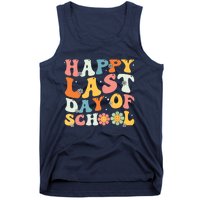 Groovy Happy Last Day Of School Teacher Student Graduation 7908 Tank Top