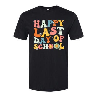 Groovy Happy Last Day Of School Teacher Student Graduation 7908 Softstyle CVC T-Shirt