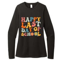 Groovy Happy Last Day Of School Teacher Student Graduation Womens CVC Long Sleeve Shirt