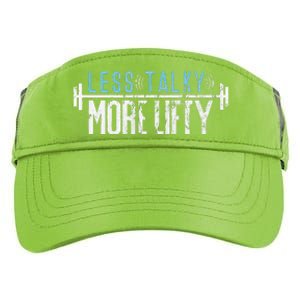 Gym Humor Less Talky More Lifty Adult Drive Performance Visor