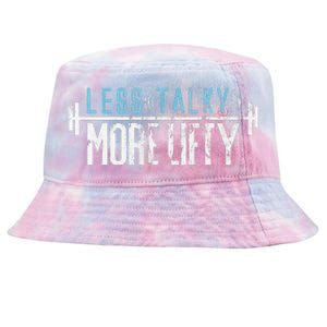 Gym Humor Less Talky More Lifty Tie-Dyed Bucket Hat