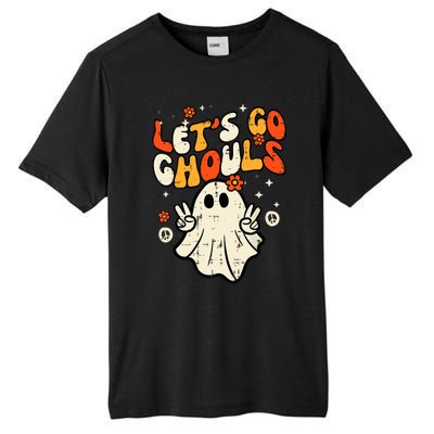 Ghost Halloween Lets Go Ghouls Retro Costume Tall Fusion ChromaSoft Performance T-Shirt