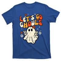 Ghost Halloween Lets Go Ghouls Retro Costume T-Shirt