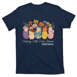 Groovy Helping Little Ones Bloom Babies Flower Nicu Nurse T-Shirt