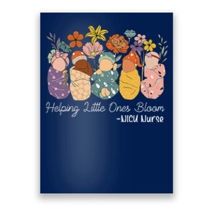 Groovy Helping Little Ones Bloom Babies Flower Nicu Nurse Poster