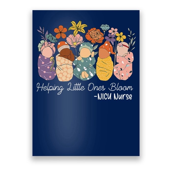 Groovy Helping Little Ones Bloom Babies Flower Nicu Nurse Poster