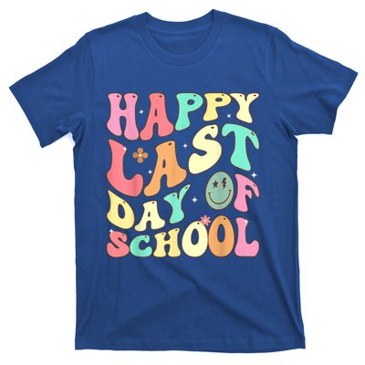 Groovy Happy Last Day Of School Teacher Student Graduation T-Shirt