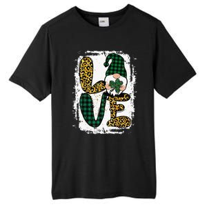 Green Heart Love Shamrock Irish Leprechaun St Patricks Day Tall Fusion ChromaSoft Performance T-Shirt