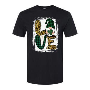 Green Heart Love Shamrock Irish Leprechaun St Patricks Day Softstyle CVC T-Shirt