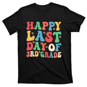 Groovy Happy Last Day of 3RD Grade Teacher StudentGraduation T-Shirt