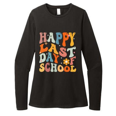 Groovy Happy Last Day of School Teacher Student Graduation Womens CVC Long Sleeve Shirt