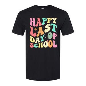 Groovy Happy Last Day of School Teacher Student Graduation Softstyle CVC T-Shirt